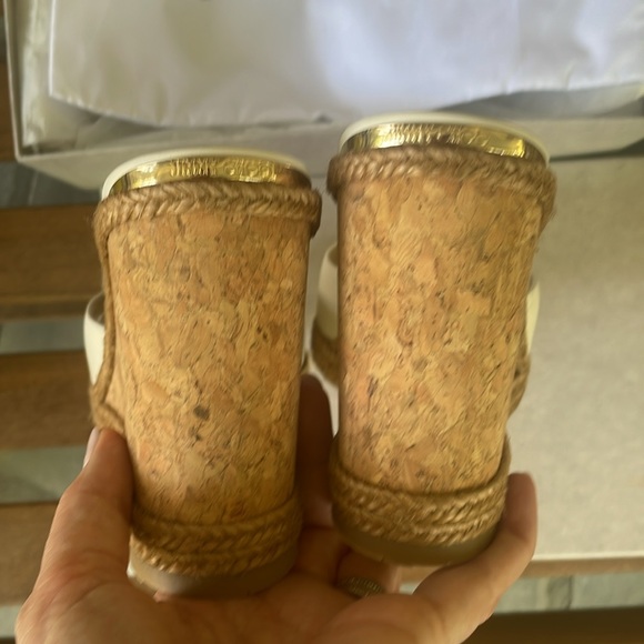 NIB Jimmy Choo off -white Almer mules Sz 40 - Picture 5 of 8